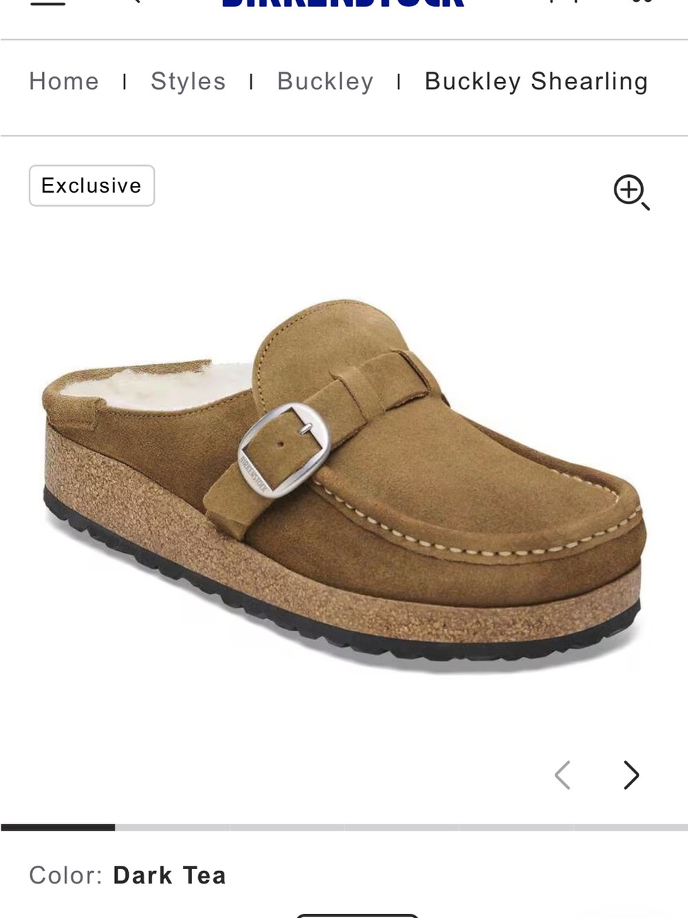 Birkenstock Buckley Shearling Clogs